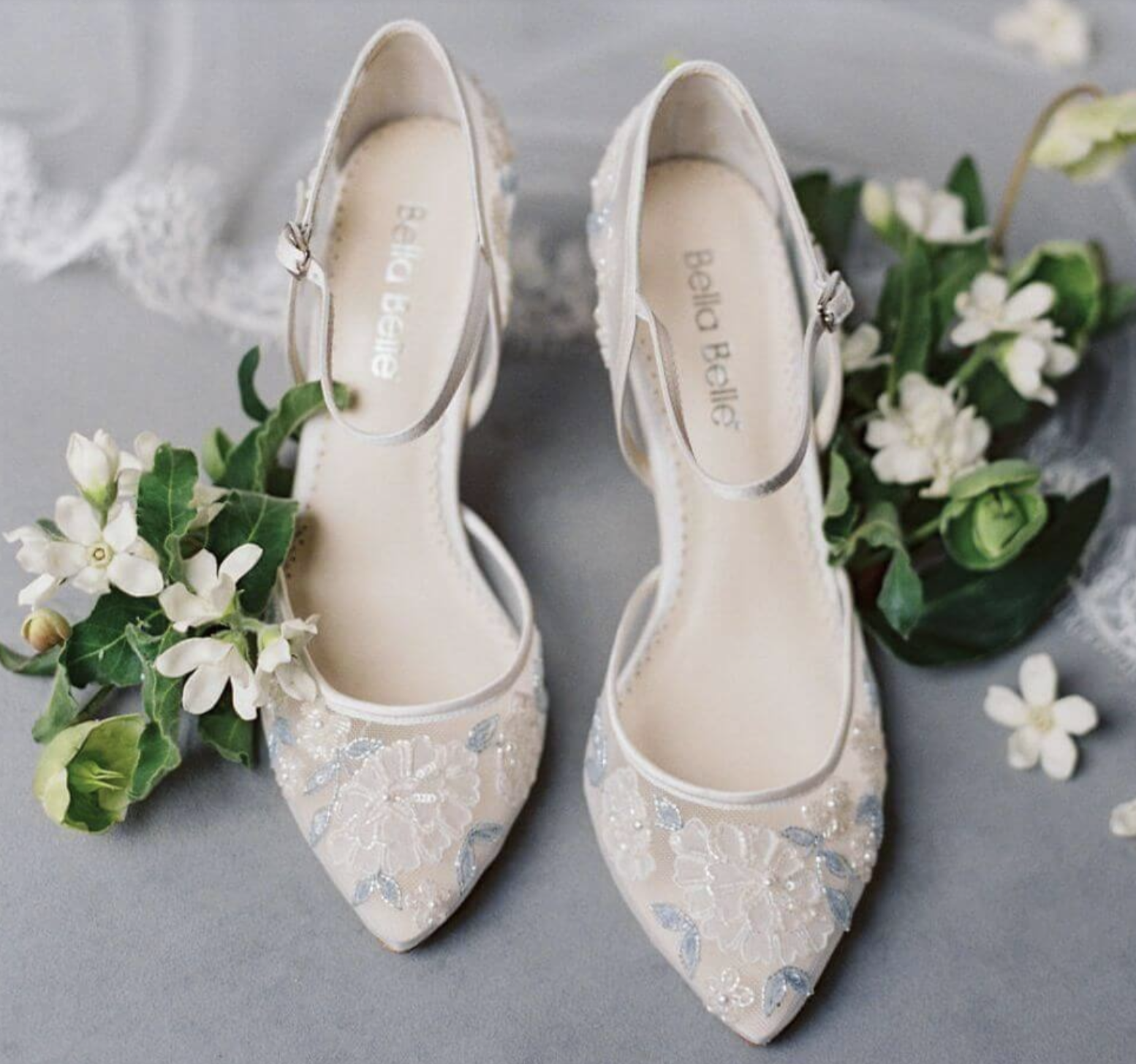 Bella Belle Adora Flats - Size 10 — La Mariée Boutique